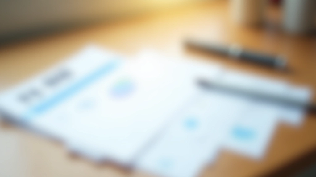 Factures et relevés bancaires organisés sur un bureau avec stylo et dossier